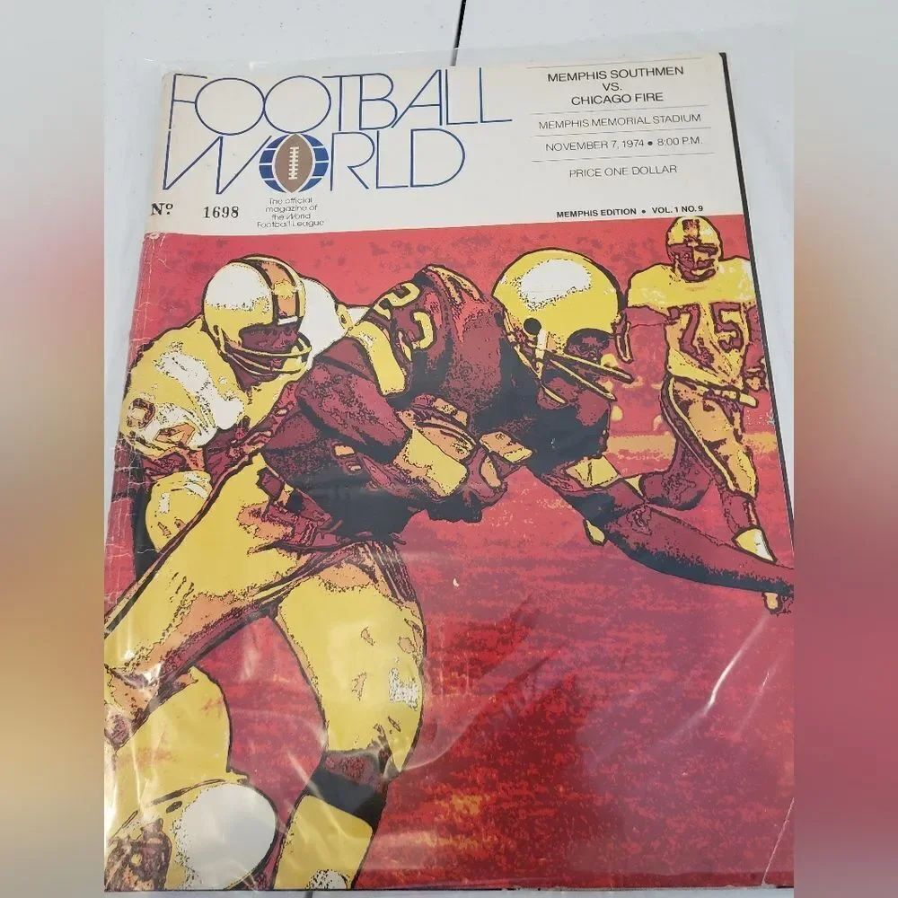 Vintage Football World Magazine 1974
